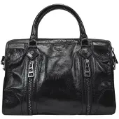 Zadig & Voltaire Sunny Medium #2 Vintage Patent - Black - ONE SIZE
