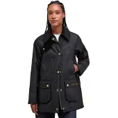 Barbour for woman. LWX1402 Modern Beadnell Wax black waxed cotton jacket (S), Casual