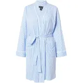 Ralph Lauren Lyhyt kylpytakki taivaansininen / valkoinen