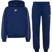 Nike Juoksupuku 'Club Fleece' tummansininen / valkoinen