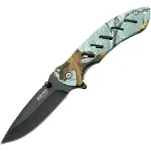 Bear Edge Brisk Framelock Blue Camo A/O