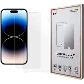 Saii iPhone 15 Pro Premium Karkaistu Panssarilasi - 9H - 2 Kpl.