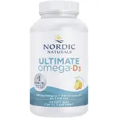 Nordic Naturals Ultimate Omega-D3, 1280 mg Sitruuna - 120 pehmeää kapselia