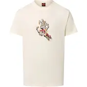 Santa Cruz Burnt Bone Hand T-Paita, S