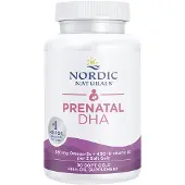 Nordic Naturals Raskaudenaikainen DHA, 830 mg Omega-3 + 400 IU D3 mauton - 90 pehmeää kapselia