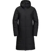 Jack Wolfskin Women's Deutzer Coat Black Parkatakit synteettiset M