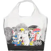 Lasessor Monikäyttöinen tilava kestokassi 30L, Muumi Comic vedenkestävä RPET polyester, 46g, heijastavalla reunalla