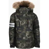 Lindberg Camo Talvitakki, Green, 80
