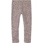 Name it Leggingsit 'NMFDavina' hiekka / tummanvioletti / roosa