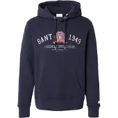 Gant Graphic Hoodie - Navy - L