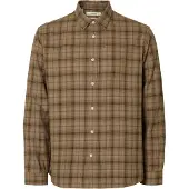 Selected Slmregclaus Noah Brush Twist Sht Ls Noos - Beige - XL