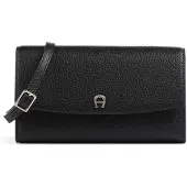 Etienne aigner Fashion Kytkinlompakko Nahka 12.5 cm Musta