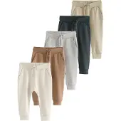 Next Housut beige / ruskea / meleerattu harmaa / kuusi