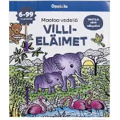 Maalaa vedellä villieläimet -puuhakirja 6-99 v - Vesi tuo värit näkyviin!