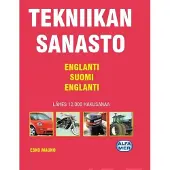 Mauno, Tekniikan sanasto - englanti-suomi-englanti