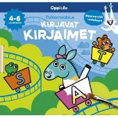 Taikamaalaus Kirjavat kirjaimet -puuhakirja 4-6 v - Maalaa yhä uudelleen!