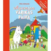 Muumien värikäs päivä ja metsäseikkailu -kääntökirja