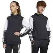 Adidas Urheilullinen collegepaita musta / valkoinen