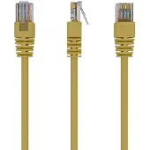 Gembird PP12-2M/Y, 2 m, Cat5e, RJ-45, RJ-45, Keltainen