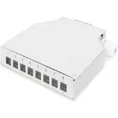 Digitus DIN RAIL SPLICE BOX FOR 8 LC/DX COUPLERS, (DN-96891)