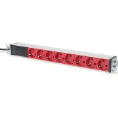 Digitus DN-95410-R tehonjakeluyksikkö 8 AC-pistorasia(a) 0U/1U Musta (DN-95410-R)