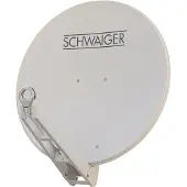 Schwaiger SPI075P, 10,70 - 12,75 GHz, 38,2 dBi, Valkoinen, 75 cm (SPI075PW011)