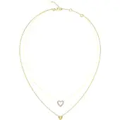 GUESS Beloved Two Hearts Kaulakoru