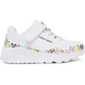 SKECHERS Uno Lite Heart Craze Urheilukengät Ilman Nauhoja
