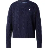 Ralph Lauren for woman. 211A91216003 Navy blue wool and cashmere jumper (L), Casual, Long sleeve