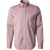 Gant for man. 3000100 Classic red poplin regular-fit shirt (XL), Casual, Cotton, Long sleeve