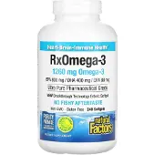 Natural Factors RxOmega-3 240 pehmeää kapselia