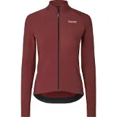 Gripgrab Women's PACR Thermal Long Sleeve Jersey Dark Red Pitkähihaiset urheilupaidat L