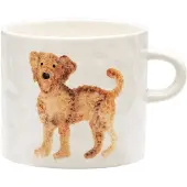 Anna + Nina Labradoodle Tea Mug - White - 355 ML