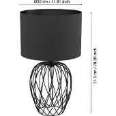 Eglo PÖYTÄVALAISIN SCHWARZ NIMLET EGLO