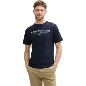 Tom Tailor Cotton Logo Print Lyhythihainen T-paita