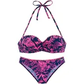 Venice beach Bikini marine / vaaleanpunainen