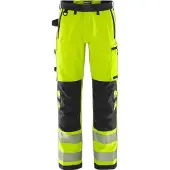 Fristads Vihreä Housut Huomio 2645 GSTP Huomiokeltainen/Musta C44
