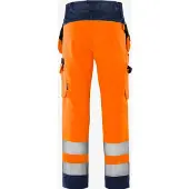 Fristads Vihreä Työkaluhousut Luokka 2 2641 GPLU Huomio-oranssi/Laivastonsininen C60