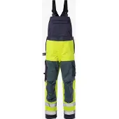 Fristads Palosuojattu High Vis avosuoja lk 2 1585 FLAM Huomiokeltainen/Laivastonsininen C156