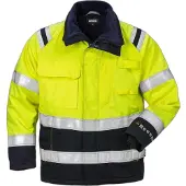 Fristads Palosuojattu Flamestat high vis talvitakki lk 3 4185 ATHS Huomiokeltainen/Laivastonsininen XS
