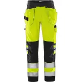 Fristads Vihreä Työkaluhousut Luokka 2 2641 GPLU Huomiokeltainen/Musta C58