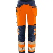 Fristads Työkaluhousut Luokka 2 2644 GSTP Huomio-oranssi/Laivastonsininen D104