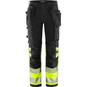 Fristads Työkaluhousut Luokka 1 2643 GSTP Huomiokeltainen/Musta D104