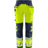 Fristads Työkaluhousut Luokka 2 2644 GSTP Huomiokeltainen/Laivastonsininen C64