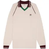 FILA Neuletakki 'Molinazzo' tummanvihreä / tummanpunainen / offwhite