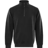 Fristads Collegepusero lyhyt vetoketju 1737 SWB Musta XS
