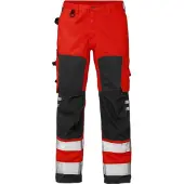 Fristads Huomioväri housut 2026 PLU, luokka 2, huomiopunainen/musta, C44