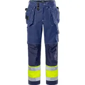Fristads High vis rakentajan housut lk 1 247 FAS Tummansininen C146