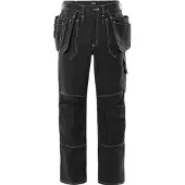 Fristads Rakentajan housut 255K FAS Musta D104