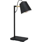 Eglo PITSINEN BORD H485 E14 SORT/CREME FSC